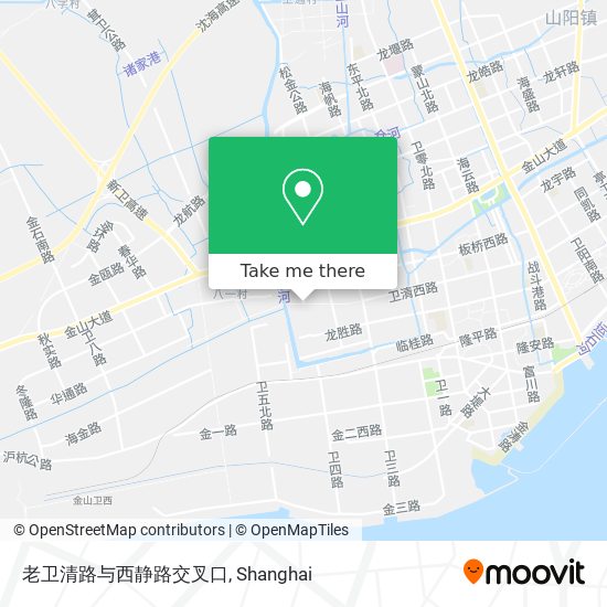 老卫清路与西静路交叉口 map