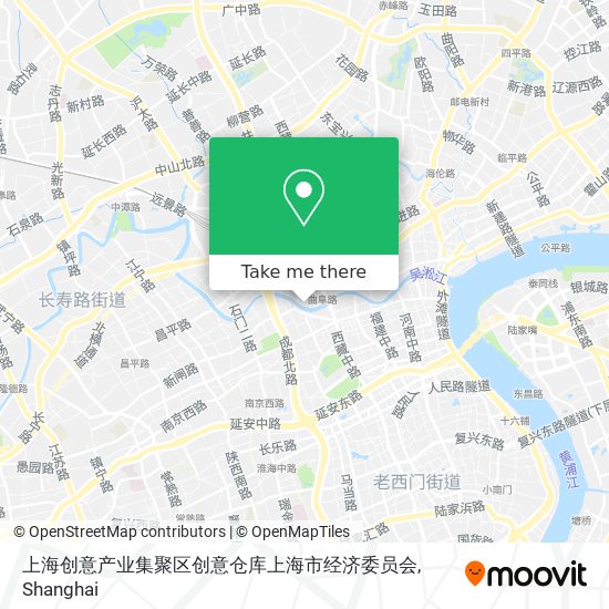 上海创意产业集聚区创意仓库上海市经济委员会 map
