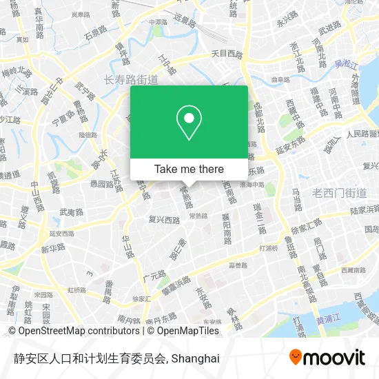 静安区人口和计划生育委员会 map