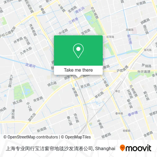 上海专业闵行宝洁窗帘地毯沙发清淅公司 map