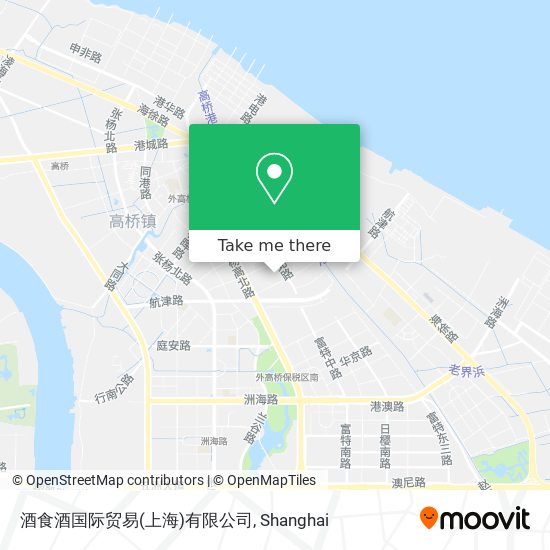 酒食酒国际贸易(上海)有限公司 map