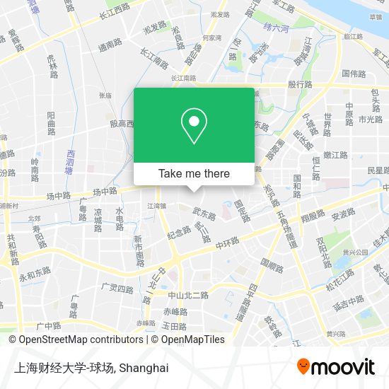 上海财经大学-球场 map