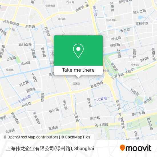 上海伟龙企业有限公司(绿科路) map