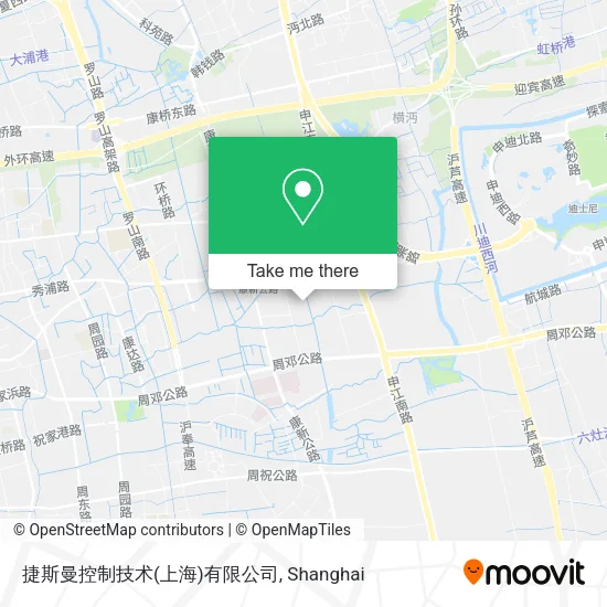 捷斯曼控制技术(上海)有限公司 map