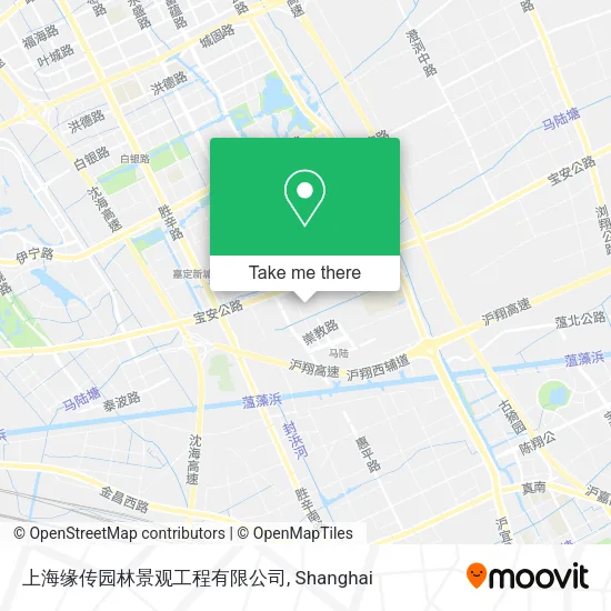 上海缘传园林景观工程有限公司 map