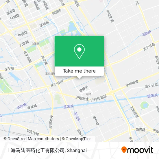 上海马陆医药化工有限公司 map