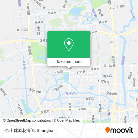 佘山珑原花海间 map