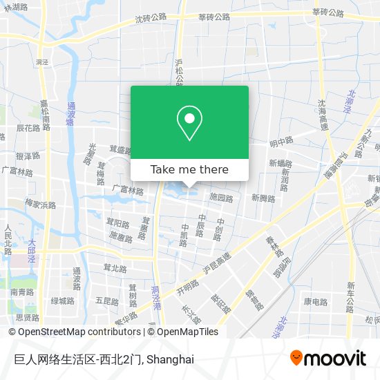 巨人网络生活区-西北2门 map
