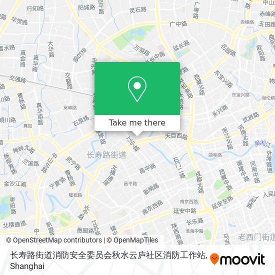 长寿路街道消防安全委员会秋水云庐社区消防工作站 map