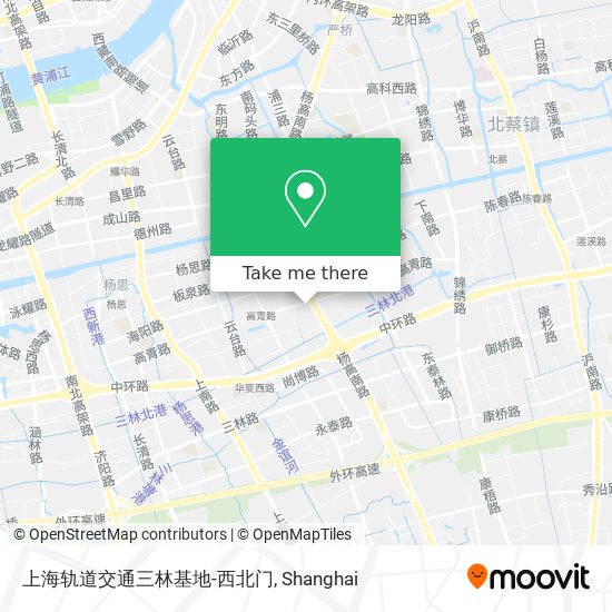 上海轨道交通三林基地-西北门 map