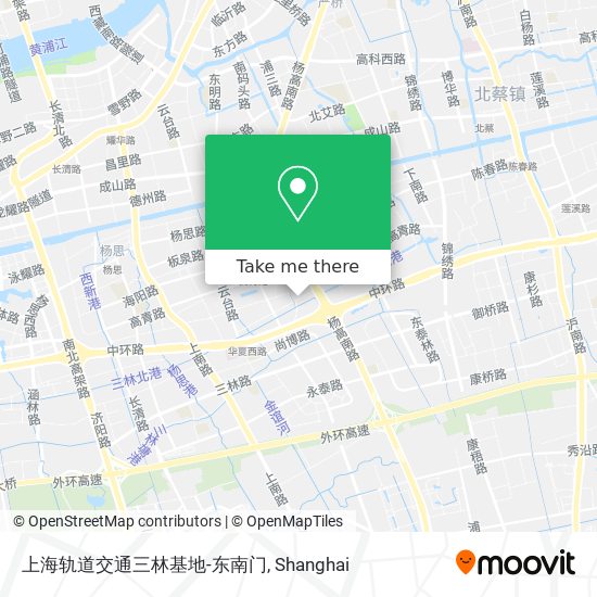 上海轨道交通三林基地-东南门 map