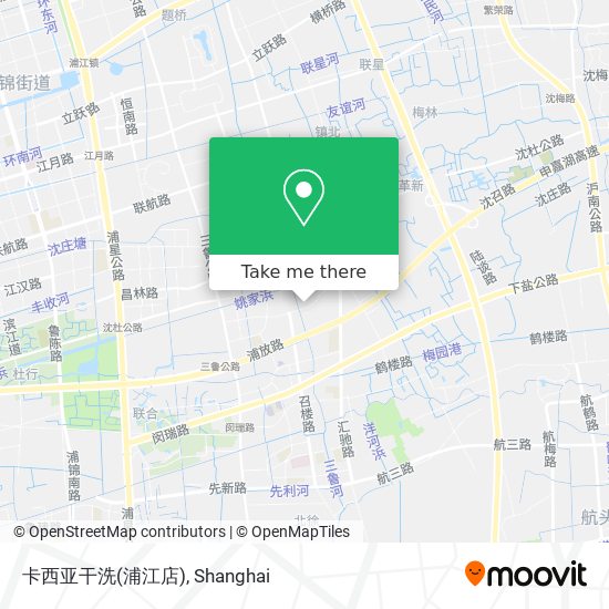 卡西亚干洗(浦江店) map