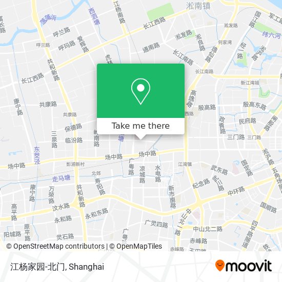 江杨家园-北门 map