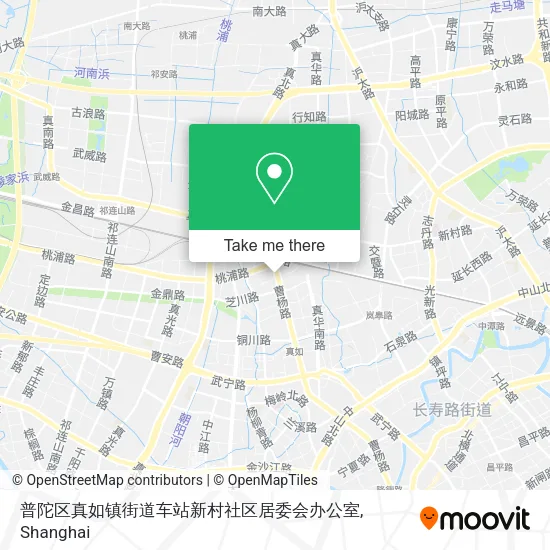 普陀区真如镇街道车站新村社区居委会办公室 map