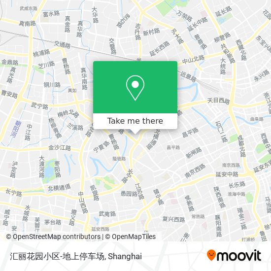 汇丽花园小区-地上停车场 map