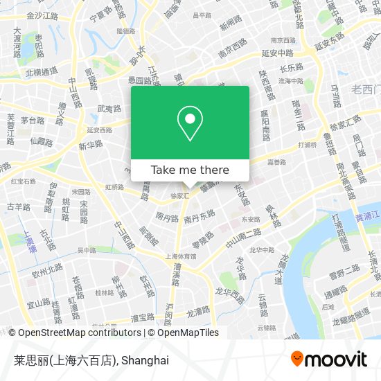 莱思丽(上海六百店) map