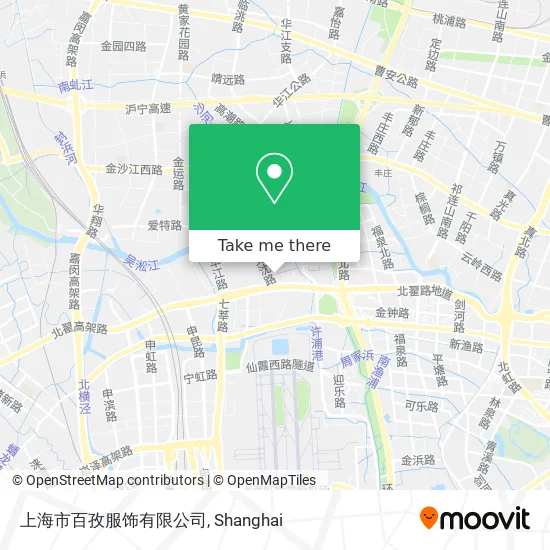 上海市百孜服饰有限公司 map