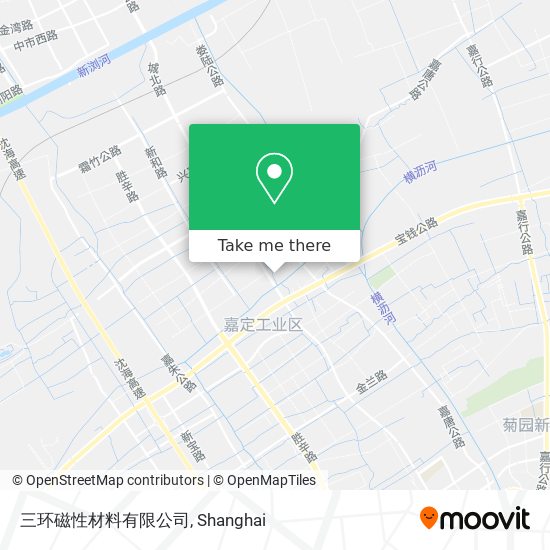 三环磁性材料有限公司 map