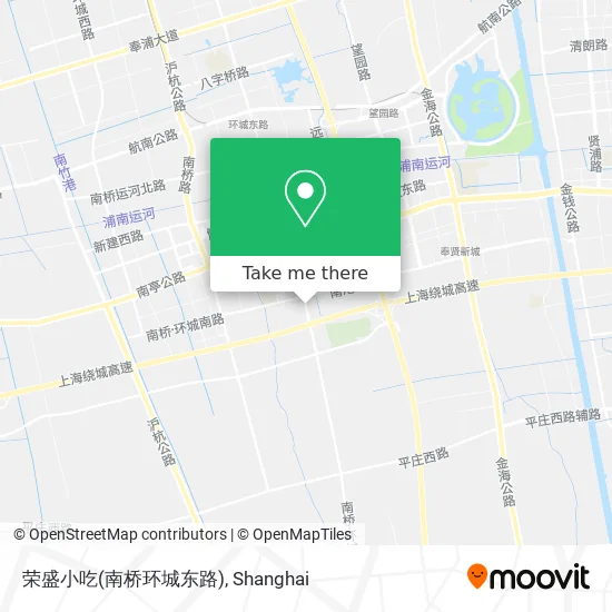荣盛小吃(南桥环城东路) map