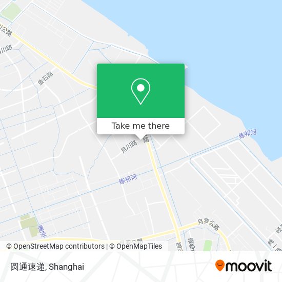 圆通速递 map