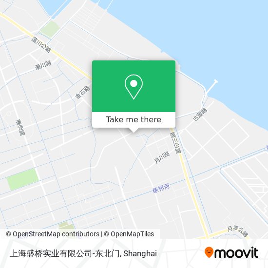 上海盛桥实业有限公司-东北门 map