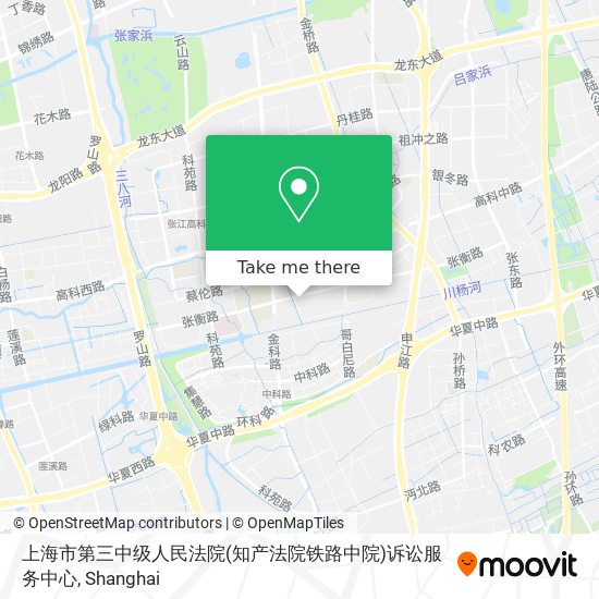 上海市第三中级人民法院(知产法院铁路中院)诉讼服务中心 map