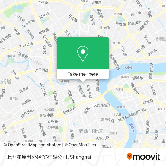 上海浦原对外经贸有限公司 map