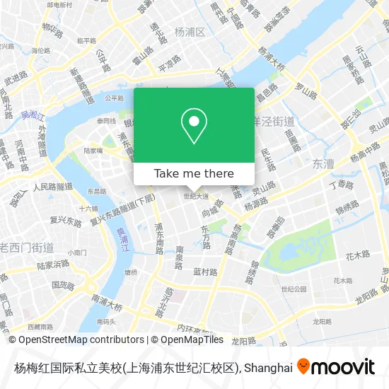 杨梅红国际私立美校(上海浦东世纪汇校区) map