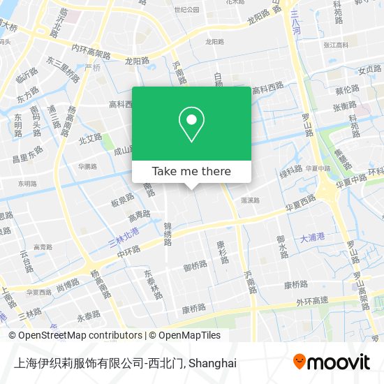上海伊织莉服饰有限公司-西北门 map