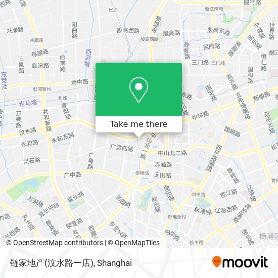 链家地产(汶水路一店) map