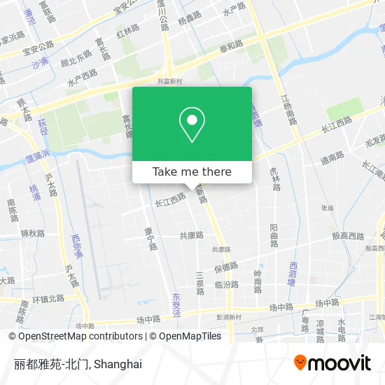 丽都雅苑-北门 map