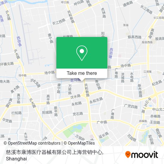 慈溪市康博医疗器械有限公司上海营销中心 map