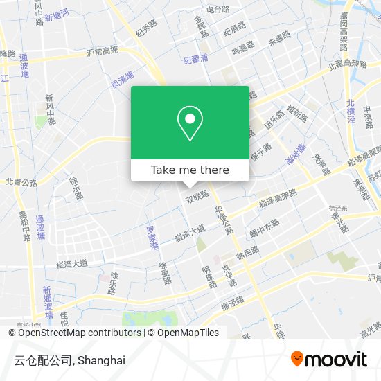 云仓配公司 map