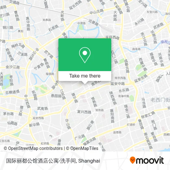 国际丽都公馆酒店公寓-洗手间 map