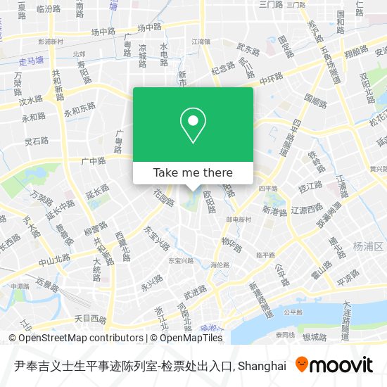 尹奉吉义士生平事迹陈列室-检票处出入口 map