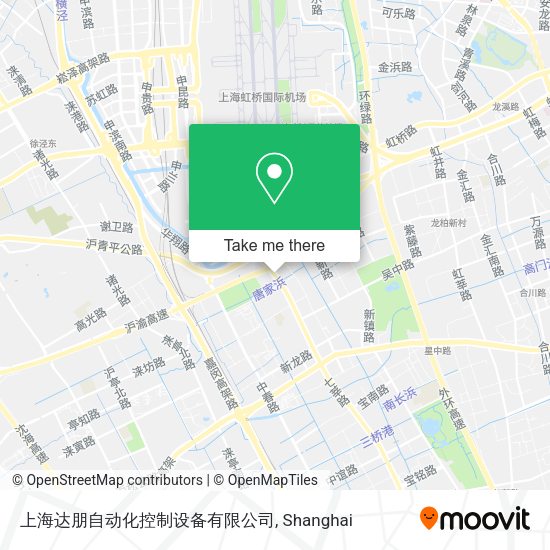 上海达朋自动化控制设备有限公司 map