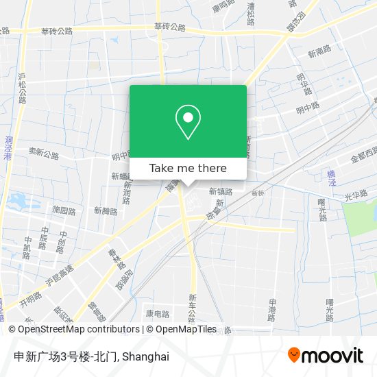 申新广场3号楼-北门 map