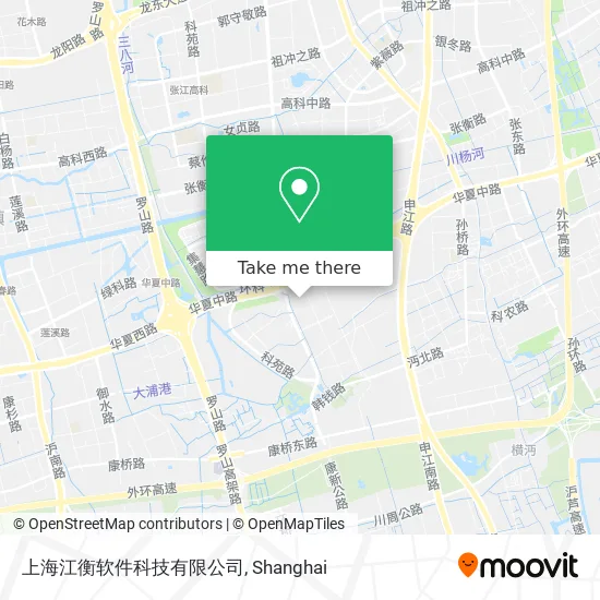 上海江衡软件科技有限公司 map