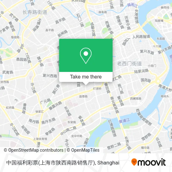 中国福利彩票(上海市陕西南路销售厅) map