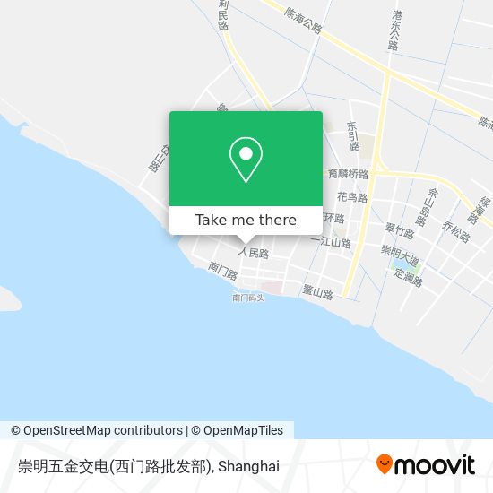 崇明五金交电(西门路批发部) map