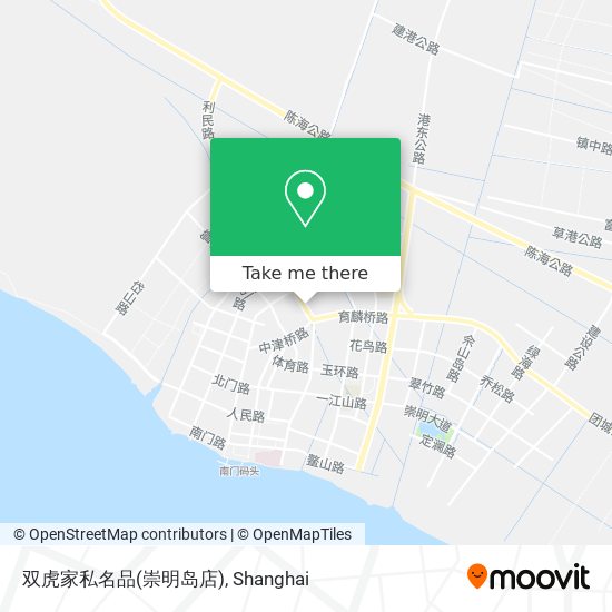 双虎家私名品(崇明岛店) map