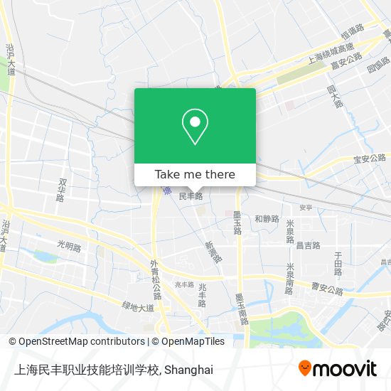 上海民丰职业技能培训学校 map