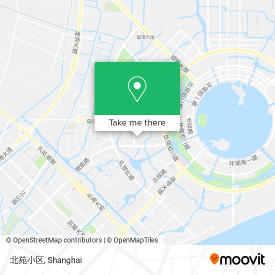 北苑小区 map