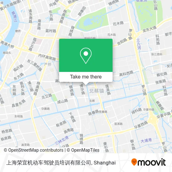 上海荣宜机动车驾驶员培训有限公司 map