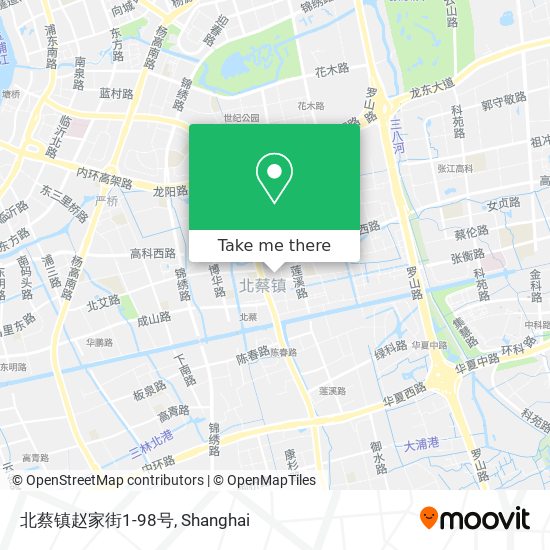 北蔡镇赵家街1-98号 map