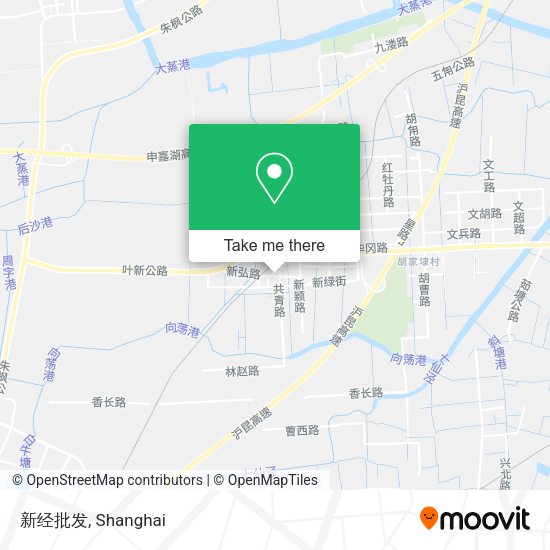 新经批发 map