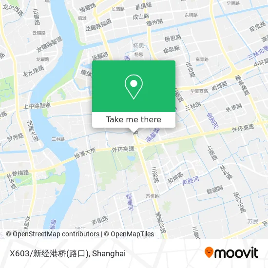 X603/新经港桥(路口) map