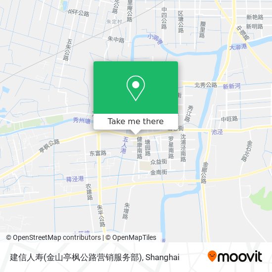 建信人寿(金山亭枫公路营销服务部) map