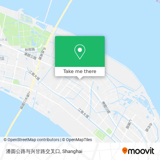 潘圆公路与兴甘路交叉口 map