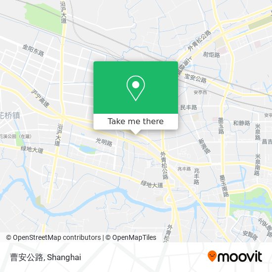 曹安公路 map